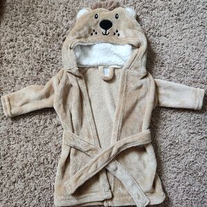 Adorable Tan Animal Hooded Robe